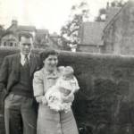 Gilbert, and Peggy holding Baby.