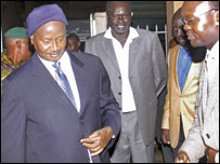 President Museveni visits Mega FM