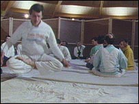 Yogic flying, or levitation, is practised by the Maharishi's devotees