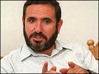 O líder do Hamas Abu Shanab