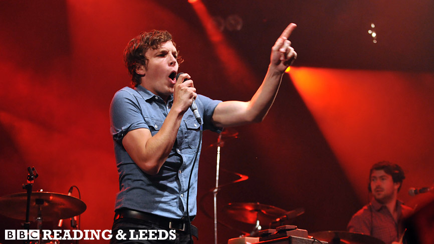 Friendly Fires on the NME/Radio1 stage