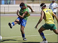 João Batista (de verde) e Sandro, Foto: Wander Roberto