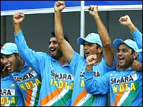 भारतीय टीम जीत के बाद