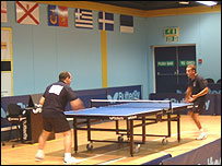 Table Tennis Action
