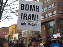 Picture of a banner taken in Manchester, New Hampshire