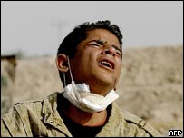 Vítimas têm poucas chances sob a poeira