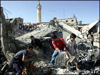 Lübnan'da bombardıman sonrası