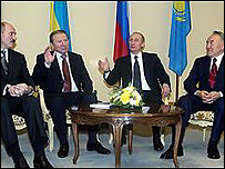 Президенти Білорусі, Казахстану, Росії, України