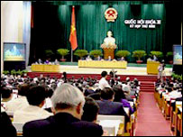 Họp quốc hội tại HT Ba Đình