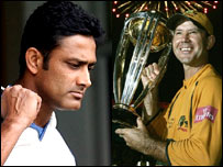 रिकी पॉटिंग-अनिल कुंबले