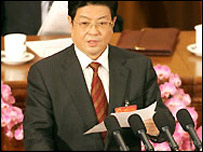 Místopředseda stálého výboru Všečínského shromáždění lidových zástupců Wang Čau-kuo