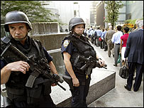 A segurança foi reforçada em Nova York