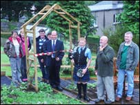 The opening of the sensory garden at Campbeltown Community Organic Garden. Photo courtesy of Dave Pearson