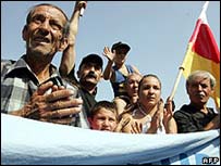 Dân Nam Ossetia tuần hành ngày 21.8 đòi độc lập