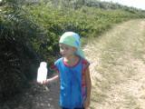 my son in the track