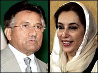 بےنظیر اور مشرف