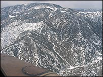 Veziristan bölgesindeki dağlık alan