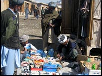 Mercado de Wandian, no nordeste do Afeganistão