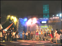 Cảnh trường quay chương trình Audition