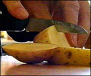 A knife similar to the murder weapon