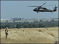 एक अमरीकी हेलिकॉप्टर