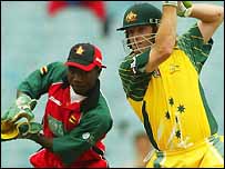 ज़िम्बाब्वे की टीम इस साल के आरंभ में खेलने के लिए ऑस्ट्रेलिया गई थी