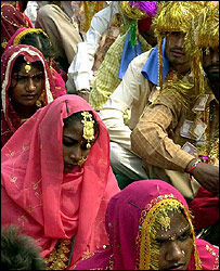 نو بیاہتا جوڑے