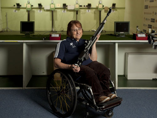 GB Paralympic shooter Di Coates