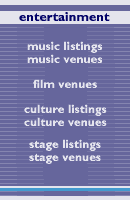 entertainment listings and venues