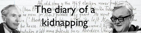 The diary of a kidnapping banner