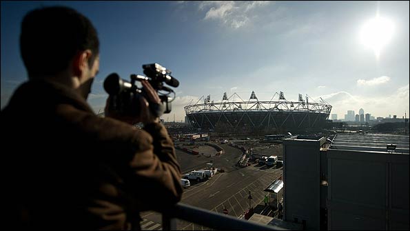 The Olympic Stadium in Stratford