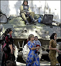 Rússia ampliou presença de tropas na Chechênia