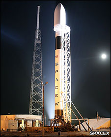 Falcon 9 in pad testing