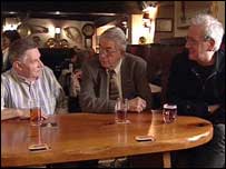 David Stafford in a devon pub