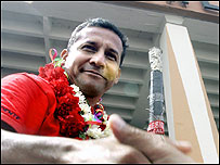 O candidato Ollanta Humala