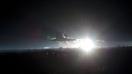 The Space Shuttle lands for the last time. Image ©NASA