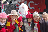 Disgyblion Ysgol y Gwernant