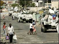 Tropas da ONU no Haiti. Foto: AP/Ariana Cubillos