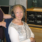 Sheila O'Neill in the BBC Radio Ulster studio with her daughter Rose