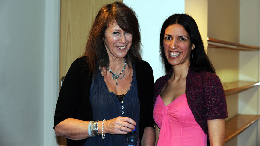 Vashti Bunyan and Zoe Rahman at Way to Blue - Songs of Nick Drake. Photo by Louis Decarlo