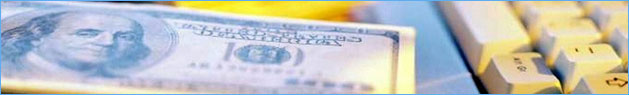 Computer keyboard and money