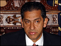 O presidente destituído do Equador, Lucio Gutiérrez