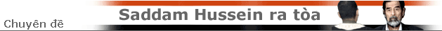 Saddam Hussein trước tòa