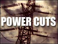 Power cuts graphic