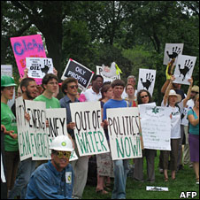 Protest against oil in DC