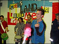 Ensaio do Rhythms of Resistance, no centro de Londres