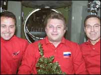 فضانوردان مسیحی در سفینه روسی