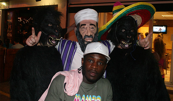 Twin B and the gorillas