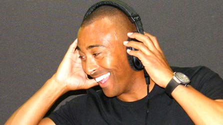 Colin Jackson on the radio