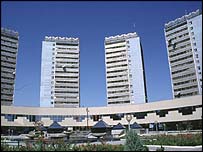 ساختمانهای بلند در تاشکند